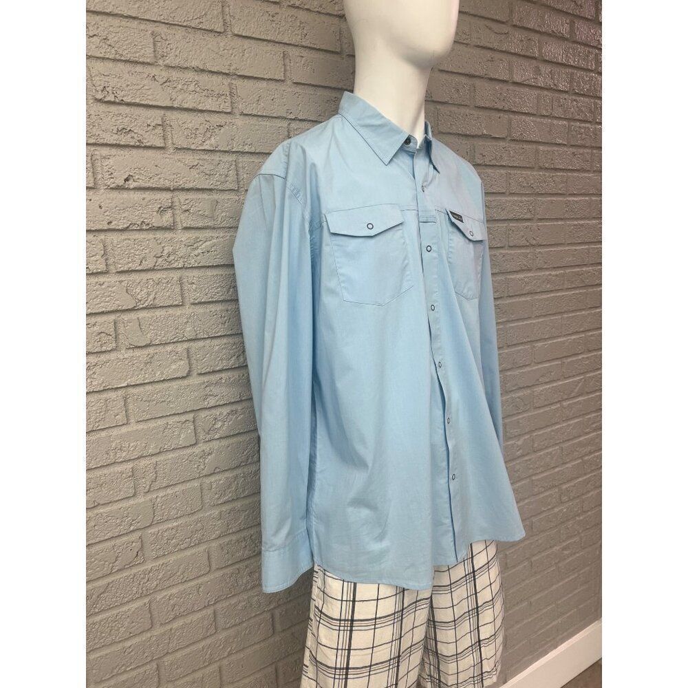 Wrangler Outdoor Regular Fit Men Long Sleeve Shirt Size XL - Picture 8 of 12